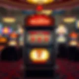 Classic Vegas Slot Machine Design A stunning digital representation of a classic Vegas slot machine