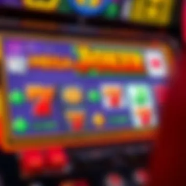 Close-up of Mega Joker's unique gameplay interface