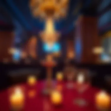 A Candlelit Lounge for Intimate Moments Candlelit atmosphere in a romantic lounge