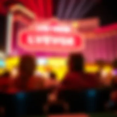 Vibrant Entertainment for Couples Couples enjoying a vibrant show in Las Vegas
