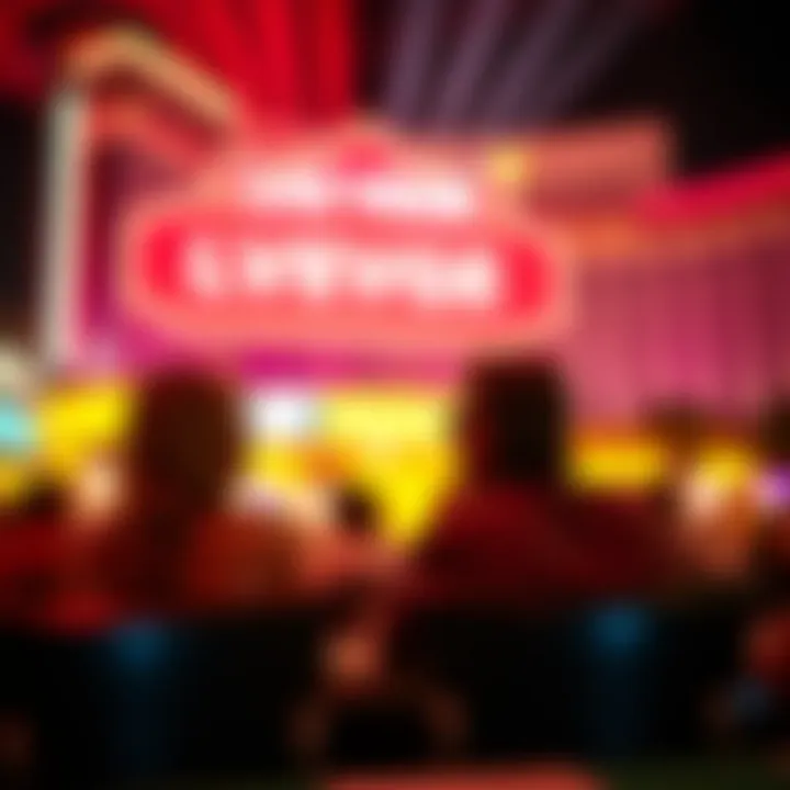 Vibrant Entertainment for Couples Couples enjoying a vibrant show in Las Vegas