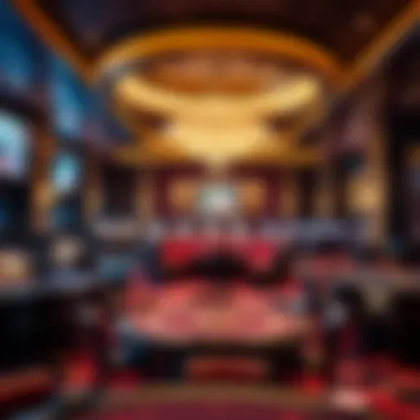 Luxurious casino interior showcasing elegant design