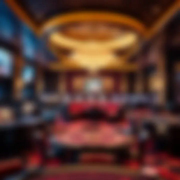 Luxurious casino interior showcasing elegant design