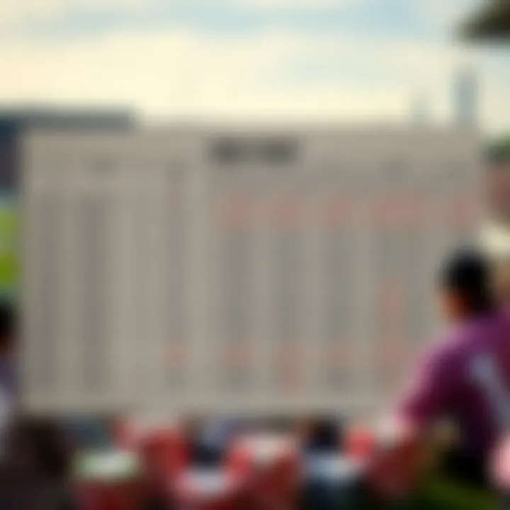 Detailed odds chart for the Indianapolis 500