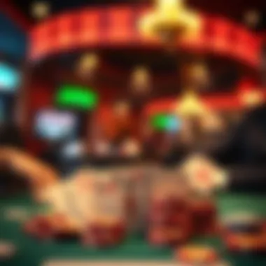 A visual representation of online gambling strategies