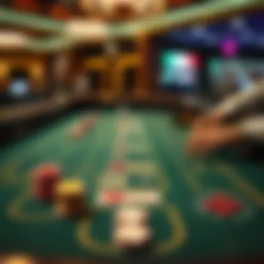 Strategic betting layout for online craps