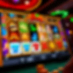 Vibrant online slots interface showcasing various themes