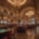 Luxurious ambience of the Venetian Casino