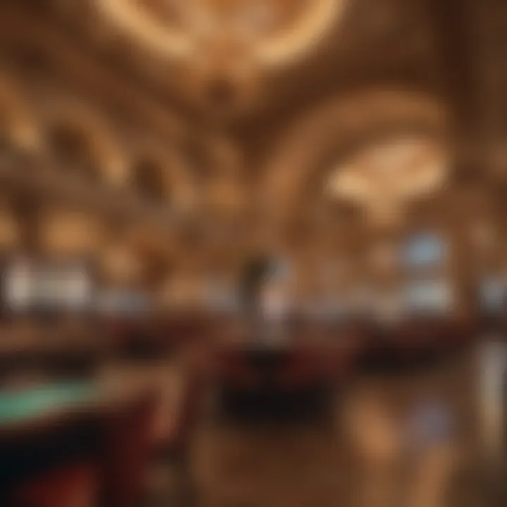 Luxurious ambience of the Venetian Casino