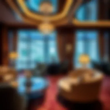 Luxurious hospitality suite exemplifying comfort and sophistication