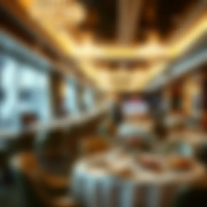 Culinary Delights at Tropicana Hotel An elegant dining area featuring a diverse culinary selection