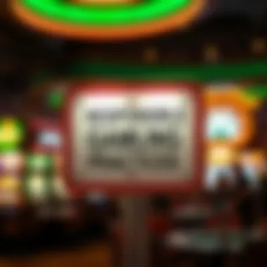 Promoting Responsible Gambling Practices Responsible gambling signage in a casino promoting safe practices