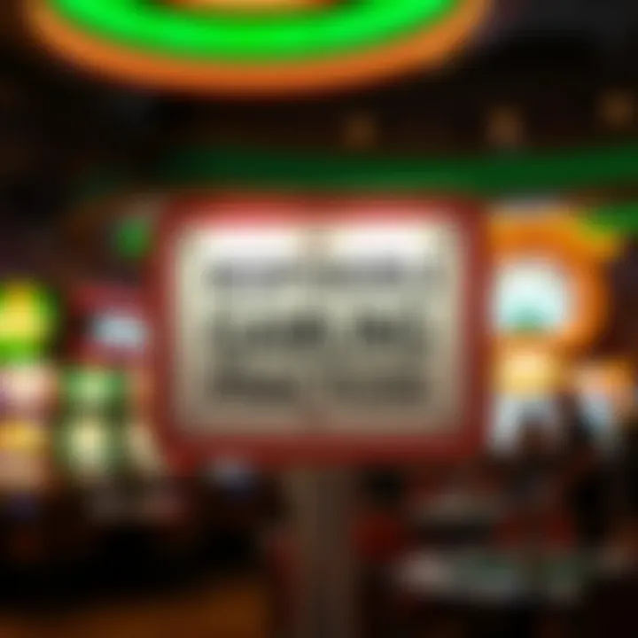 Promoting Responsible Gambling Practices Responsible gambling signage in a casino promoting safe practices
