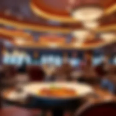 Culinary Delights at Winstar Casino Elegant dining area featuring a diverse array of cuisine