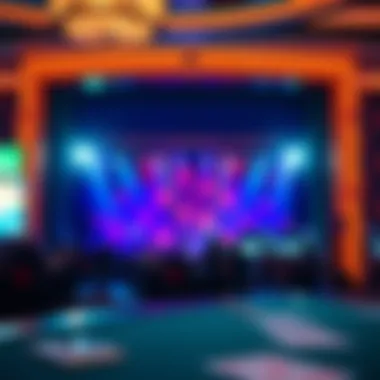 Live Entertainment Experiences at Winstar Entertainment stage highlighting a live performance event