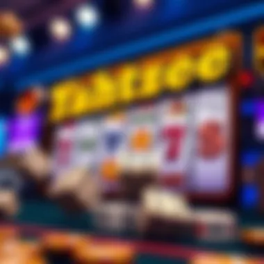 Yahtzee Slots Gameplay Interface An engaging Yahtzee slots interface showcasing gameplay