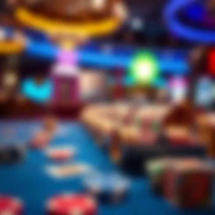 Vibrant representation of Zynga Free Slots gameplay