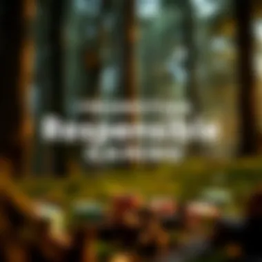 Promoting Responsible Gaming Responsible gaming tips displayed in a serene forest setting