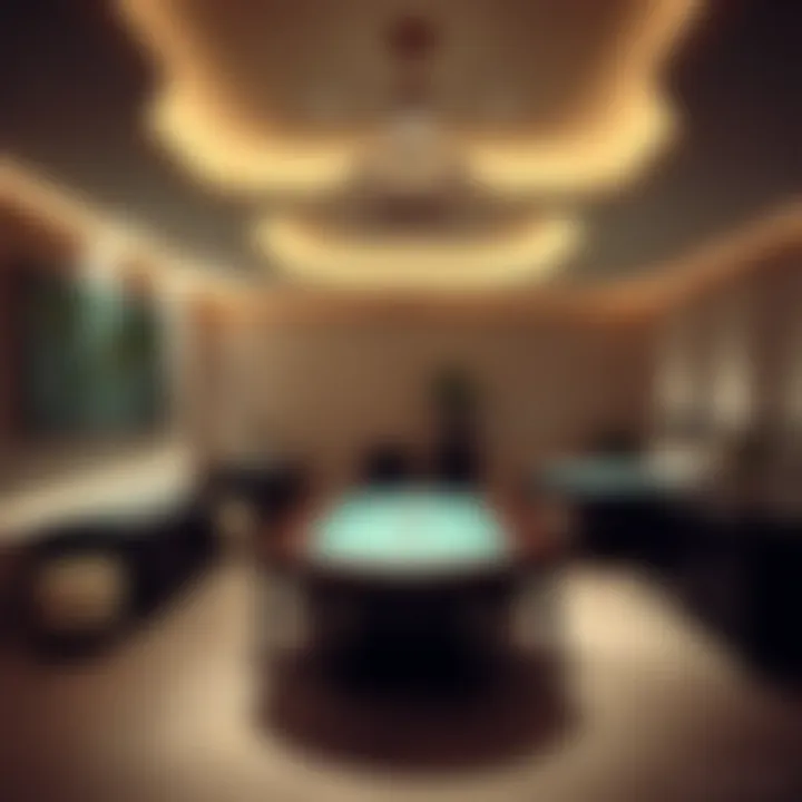 Tranquil Wellness Facilities at the Grand Lisboa Palace Serene wellness facilities in the Grand Lisboa Palace, emphasizing tranquility and relaxation.