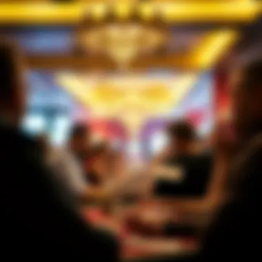 Overview of a bustling casino event in Hamburg, highlighting community engagement