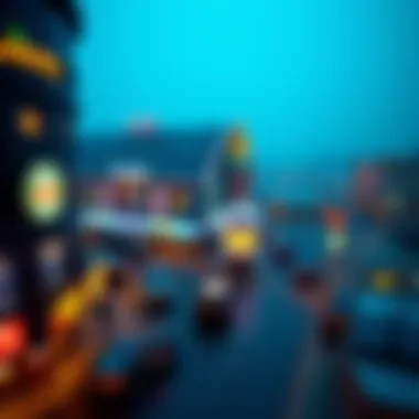 Aerial view of Hamburg, New York showcasing the vibrant casino scene