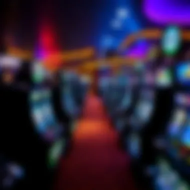 The Exciting Gaming Floor An array of slot machines in the gaming floor of Hollywood Casino PA