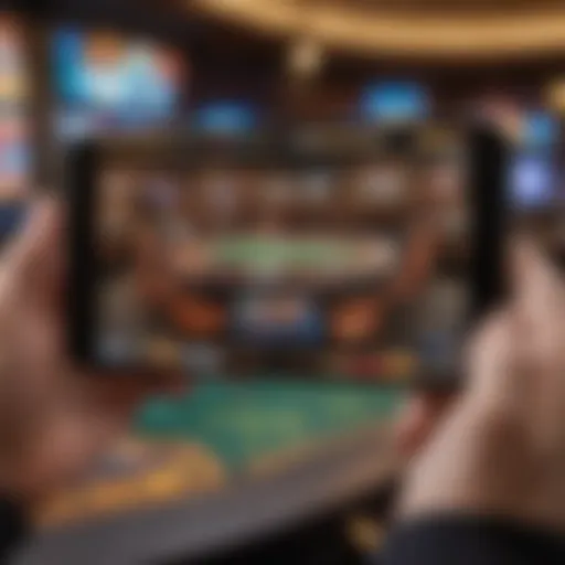 User-friendly interface of the Hollywood Casino Sportsbook app