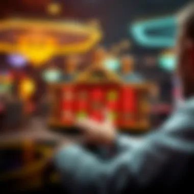 Player engaging with House of Fun slot