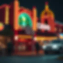 Exterior view of a vibrant casino in Kentucky