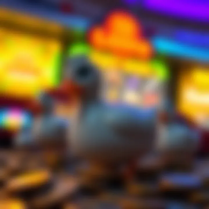 Illustration showcasing free coins feature in slot games