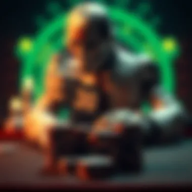 An illustration depicting the impact of artificial intelligence in poker strategy