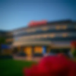 Exterior view of New Pioneer Casino and Hotel showcasing its modern architecture