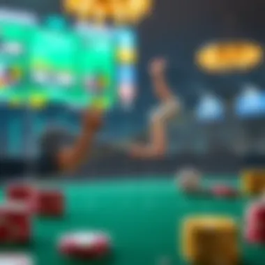 Graph showcasing NFL betting market dynamics