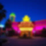 Exterior view of Nugget Casino showcasing its vibrant architecture