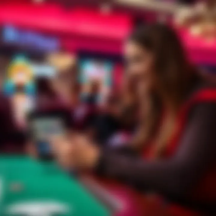 Player enjoying an online buffalo slots game on a tablet