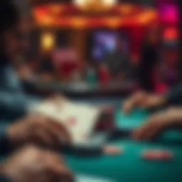 Illustration of poker gameplay mechanics