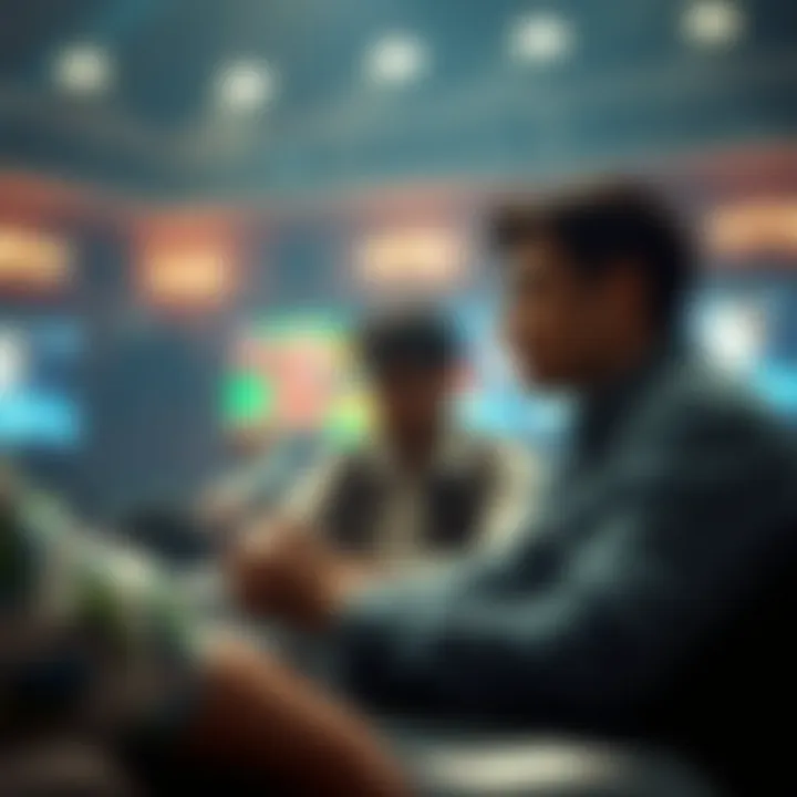 The Mindset of a Champion A serene setting where a champion reflects on their poker journey, representing the psychological aspect of the game.