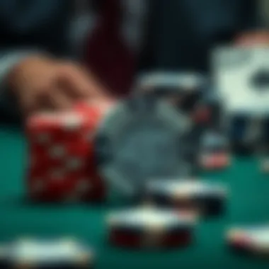 The Psychology of Poker Gaming An artistic representation of the psychological aspects associated with poker gaming.