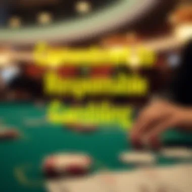 Visual representation of responsible gambling practices