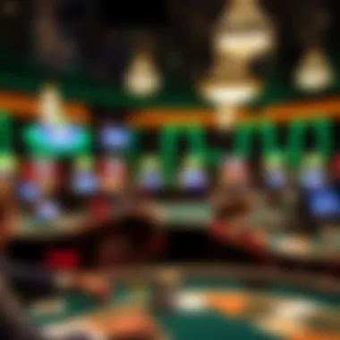 Screenshot of live dealer games available on the app