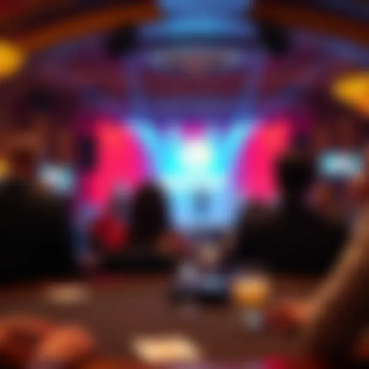 Live Entertainment Experience at Resorts World Casino NYC Performance stage with guests enjoying live entertainment at the casino