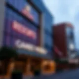 Exterior view of Resorts World Casino New York City showcasing modern architecture