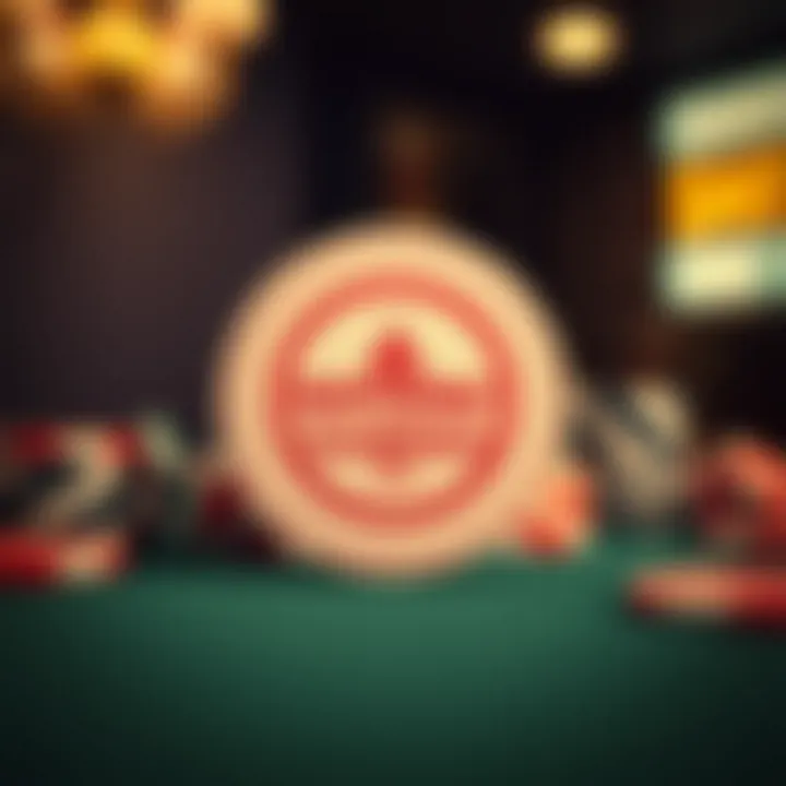 A responsible gaming symbol promoting safe play