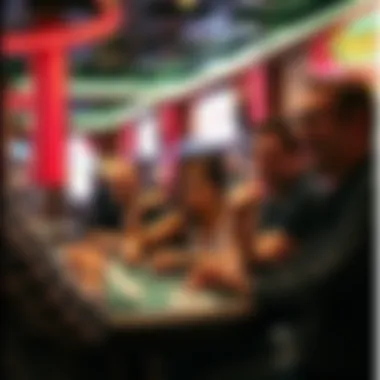 Local patrons enjoying a gaming session