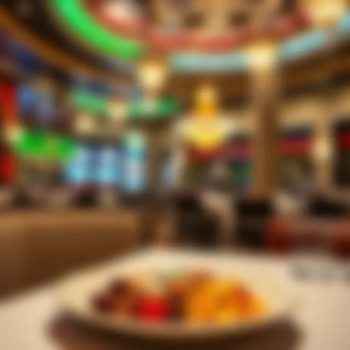 Culinary Delights at Silverton Casino Exquisite dining setting offering a range of delectable dishes