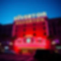 Exterior view of Silverton Casino showcasing its vibrant architecture