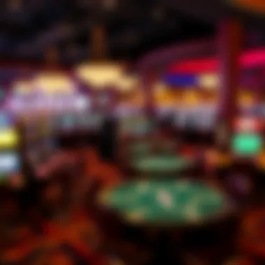 Diverse Gaming Experience at Silverton Casino Interior gaming area filled with modern slot machines and traditional tables