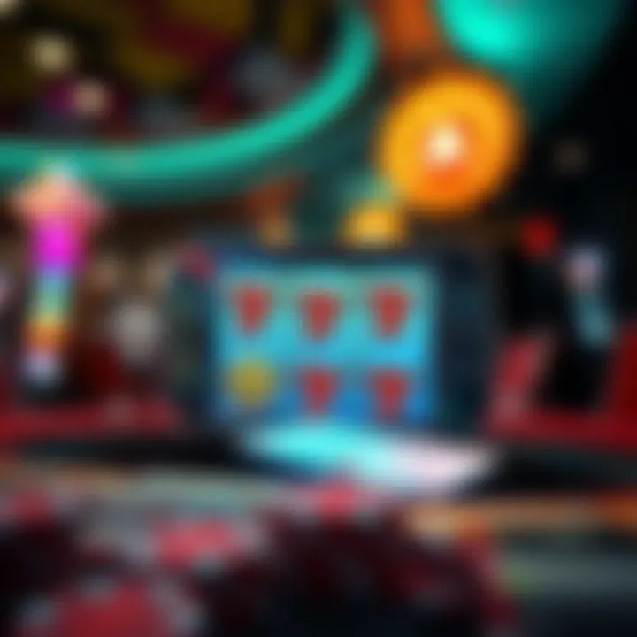 Technology in Slot Design A conceptual representation of technology influencing the design of Hot Shots Casino Slots.