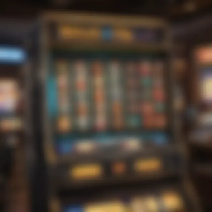 Visual of the Texas Tea slot machine gameplay interface