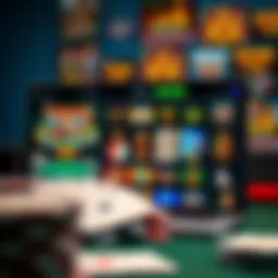 A captivating interface of a new online gambling site showcasing various games.